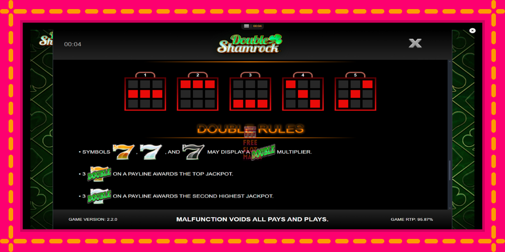 Automat Double Shamrock z jasną grafiką, zdjęcie 7