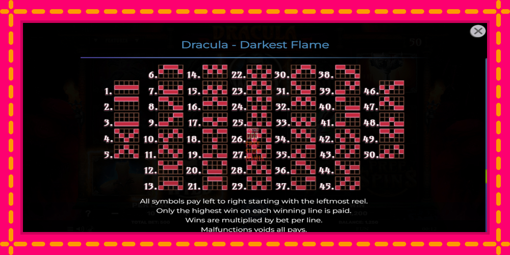 Automat Dracula - Darkest Flame z jasną grafiką, zdjęcie 7