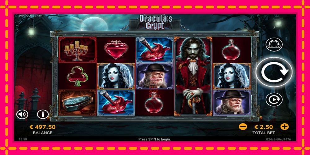 Automat Draculas Crypt z jasną grafiką, zdjęcie 2