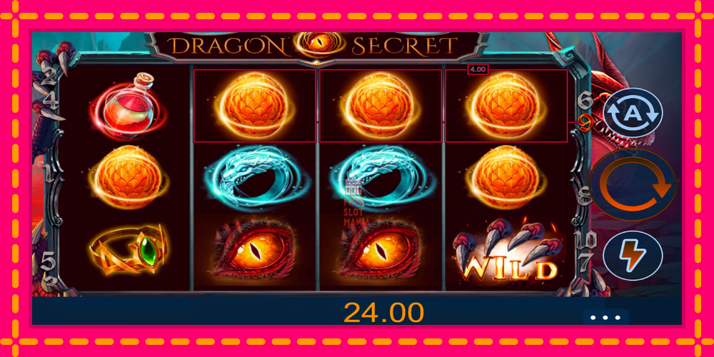 Automat Dragon Secret z jasną grafiką, zdjęcie 2