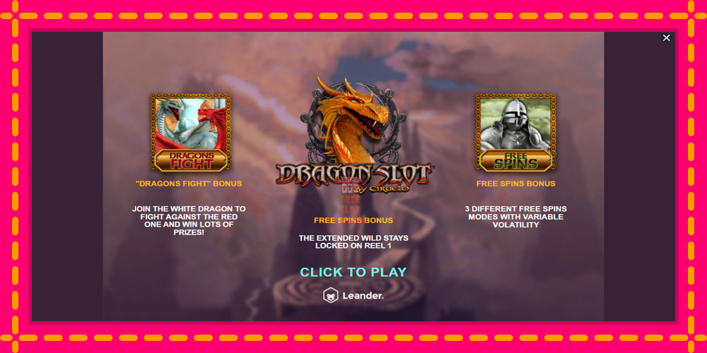 Automat Dragon Slot z jasną grafiką, zdjęcie 1