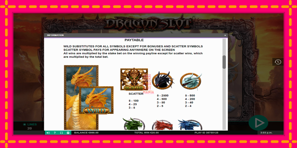 Automat Dragon Slot z jasną grafiką, zdjęcie 5