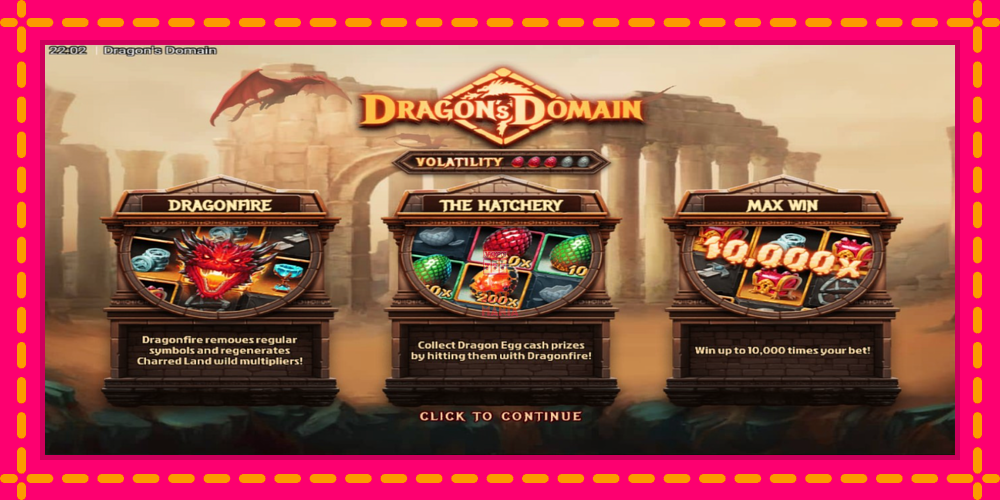 Automat Dragons Domain z jasną grafiką, zdjęcie 1