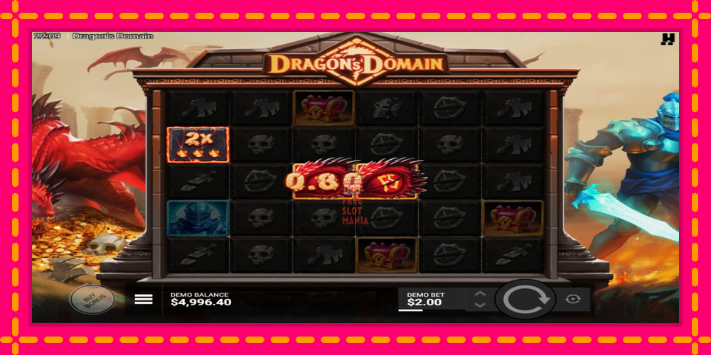 Automat Dragons Domain z jasną grafiką, zdjęcie 3