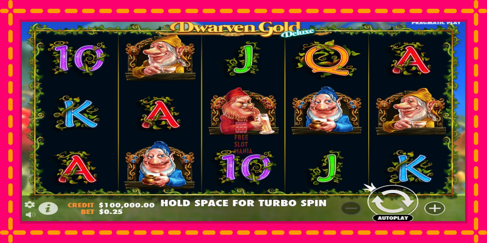 Automat Dwarven Gold Deluxe z jasną grafiką, zdjęcie 1