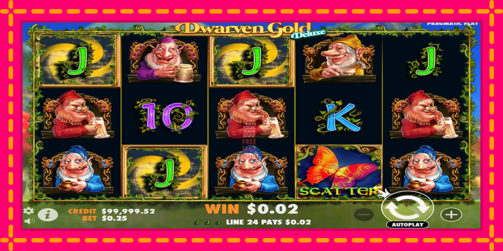 Automat Dwarven Gold Deluxe z jasną grafiką, zdjęcie 2