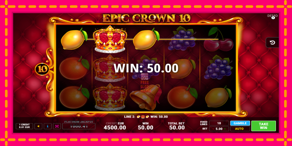 Automat Epic Crown 10 z jasną grafiką, zdjęcie 4