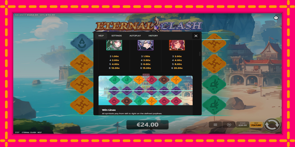 Automat Eternal Clash z jasną grafiką, zdjęcie 6