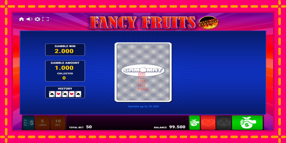 Automat Fancy Fruits Red Hot Firepot z jasną grafiką, zdjęcie 4