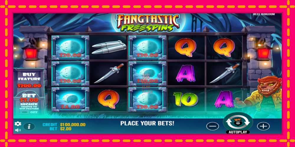 Automat Fangtastic Freespins z jasną grafiką, zdjęcie 2