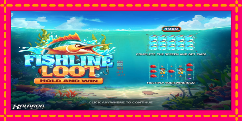 Automat Fishline Loot Hold and Win z jasną grafiką, zdjęcie 1