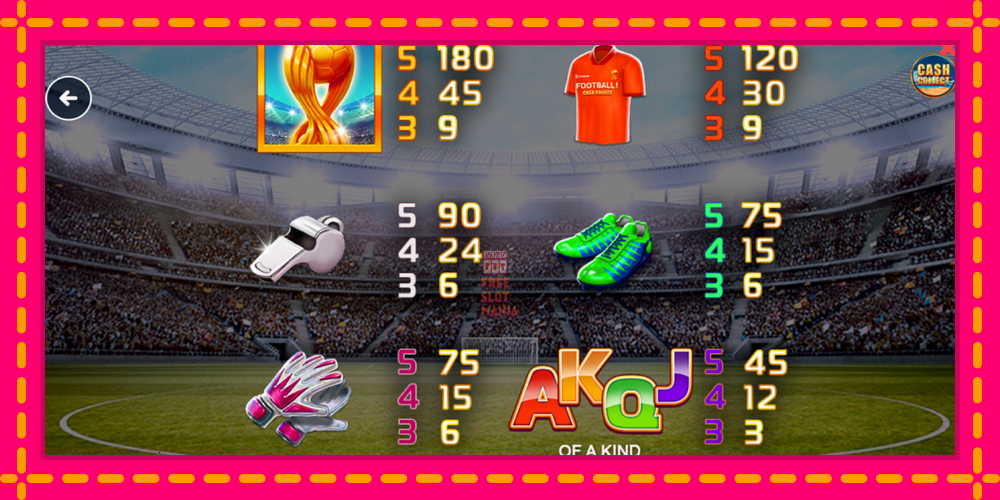 Automat Football Cash Collect PowerPlay Jackpot z jasną grafiką, zdjęcie 6