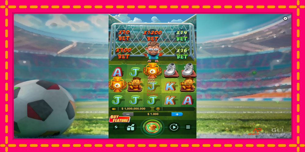 Automat Football Fever z jasną grafiką, zdjęcie 1