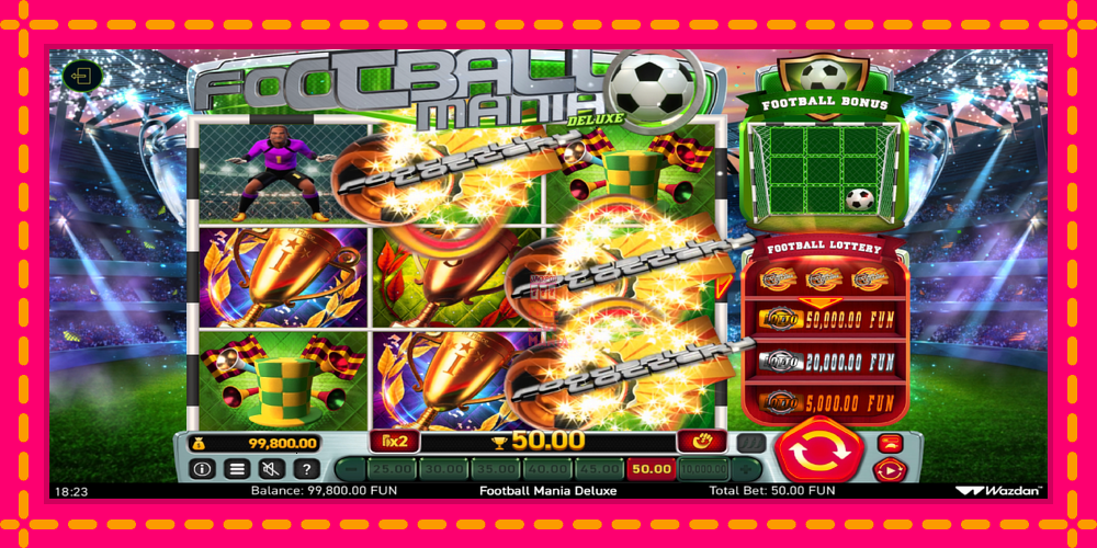 Automat Football Mania Deluxe z jasną grafiką, zdjęcie 3