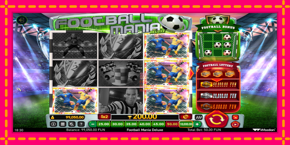 Automat Football Mania Deluxe z jasną grafiką, zdjęcie 4