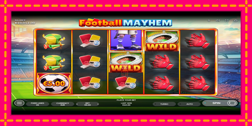 Automat Football Mayhem z jasną grafiką, zdjęcie 2