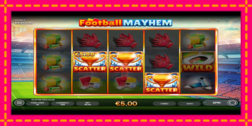 Automat Football Mayhem z jasną grafiką, zdjęcie 3