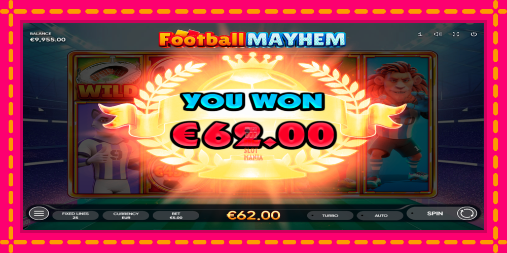 Automat Football Mayhem z jasną grafiką, zdjęcie 4