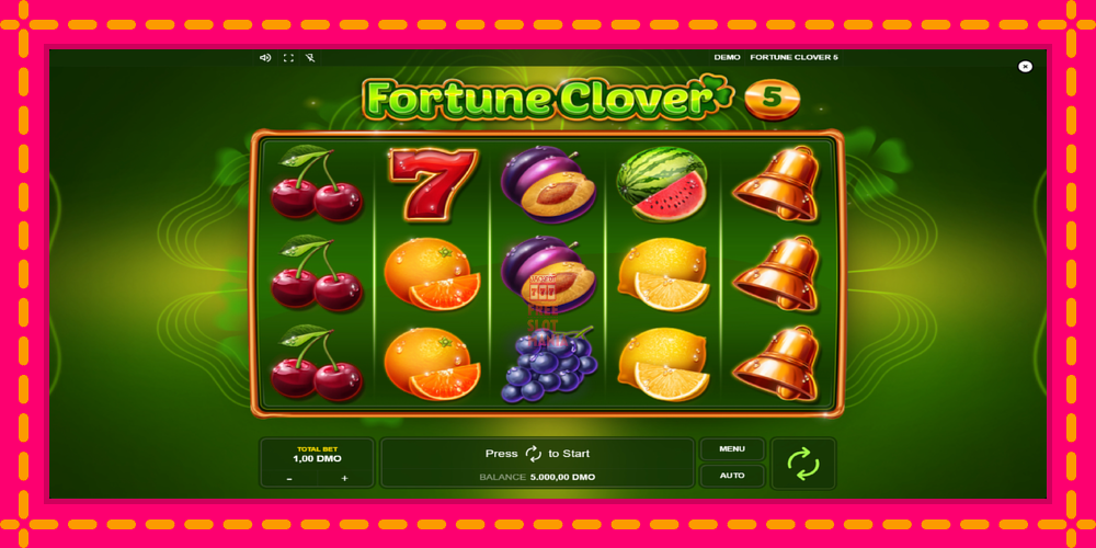 Automat Fortune Clover 5 z jasną grafiką, zdjęcie 1