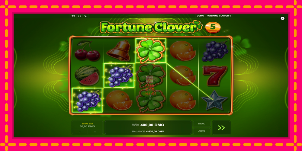 Automat Fortune Clover 5 z jasną grafiką, zdjęcie 3