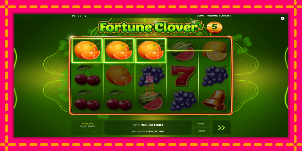 Automat Fortune Clover 5 z jasną grafiką, zdjęcie 4