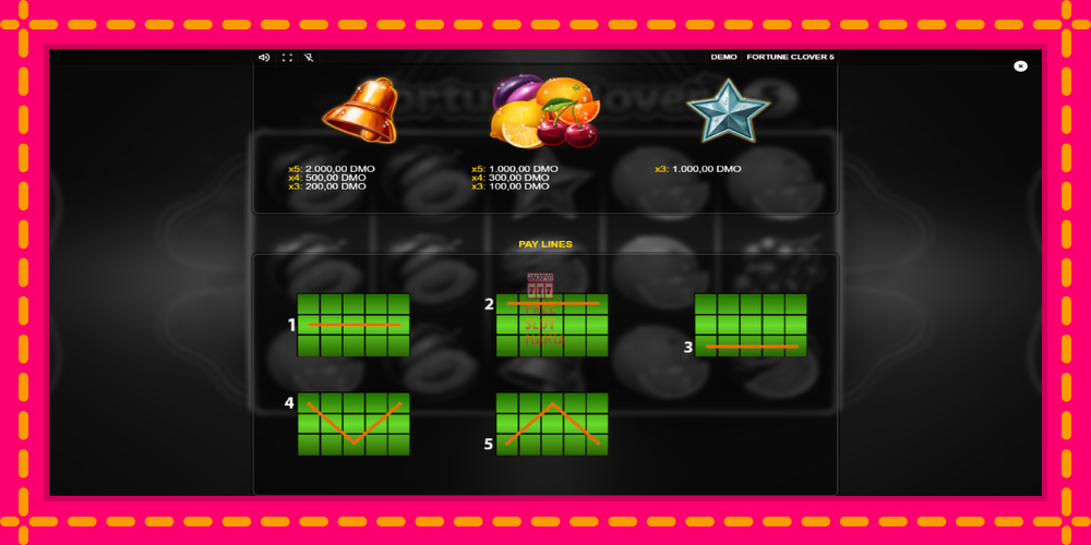 Automat Fortune Clover 5 z jasną grafiką, zdjęcie 6
