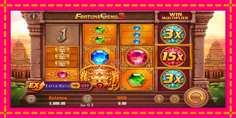 Automat Fortune Gems 3 z jasną grafiką, zdjęcie 1