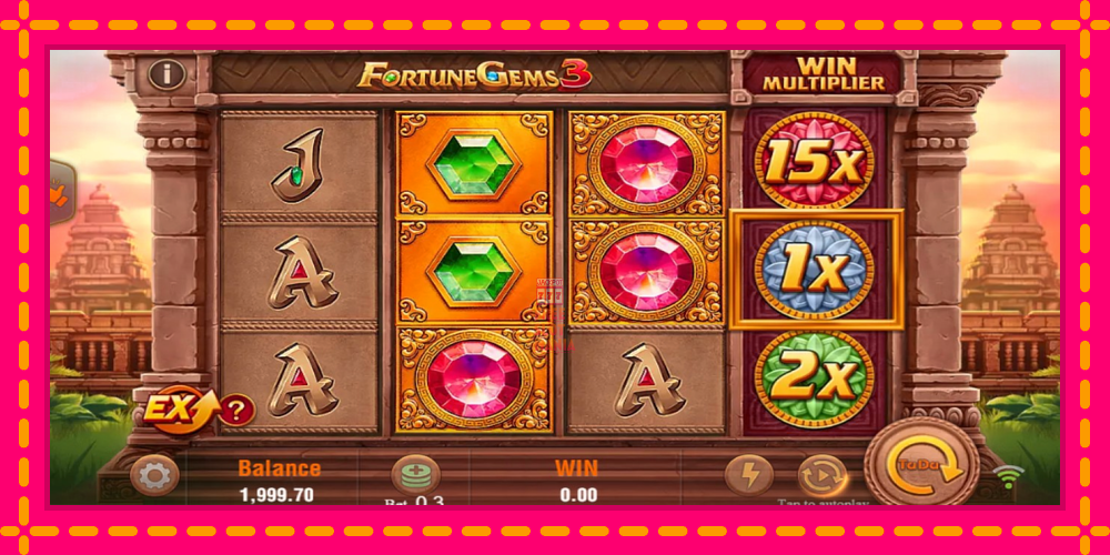 Automat Fortune Gems 3 z jasną grafiką, zdjęcie 2