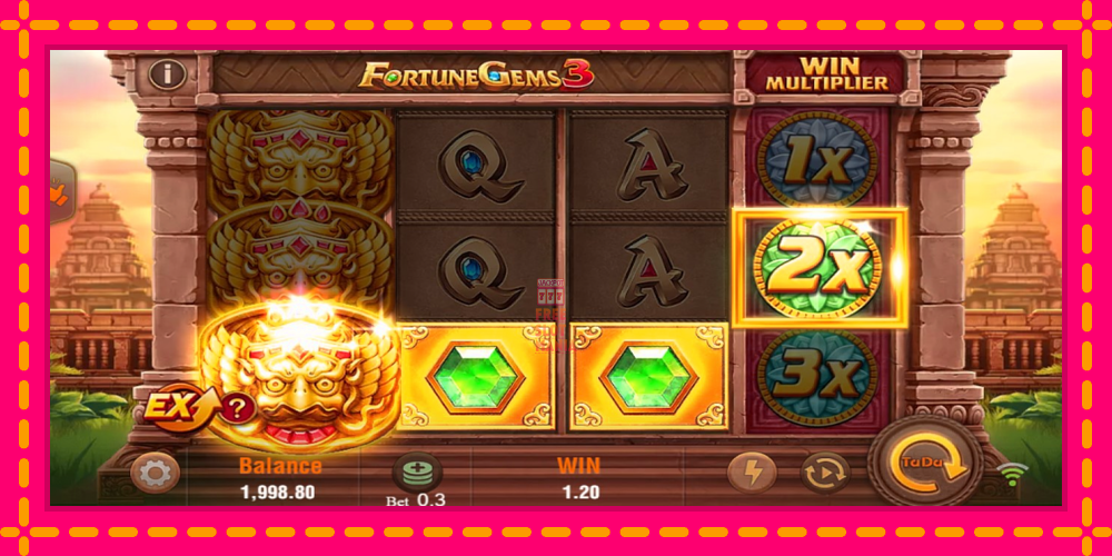 Automat Fortune Gems 3 z jasną grafiką, zdjęcie 3