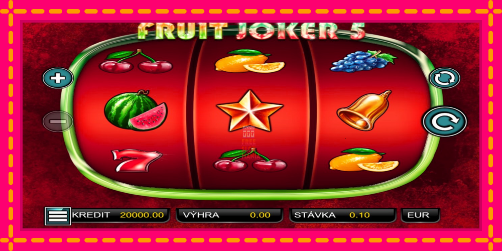 Automat Fruit Joker 5 z jasną grafiką, zdjęcie 1