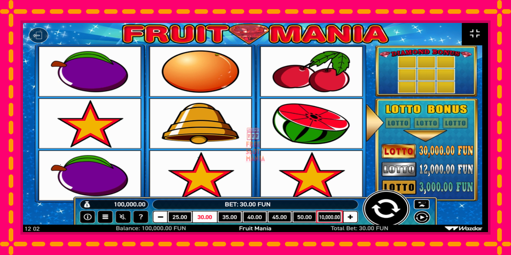 Automat Fruit Mania z jasną grafiką, zdjęcie 1