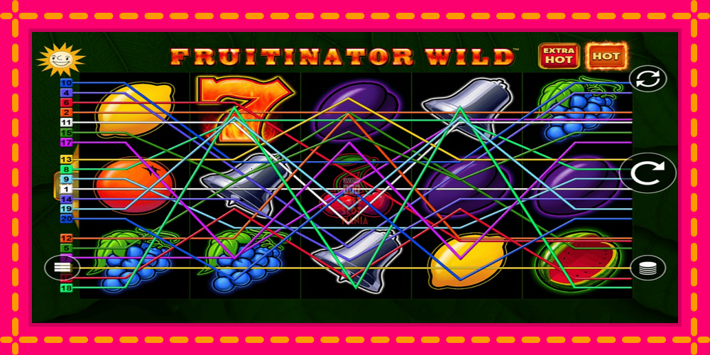 Automat Fruitinator Wild z jasną grafiką, zdjęcie 1