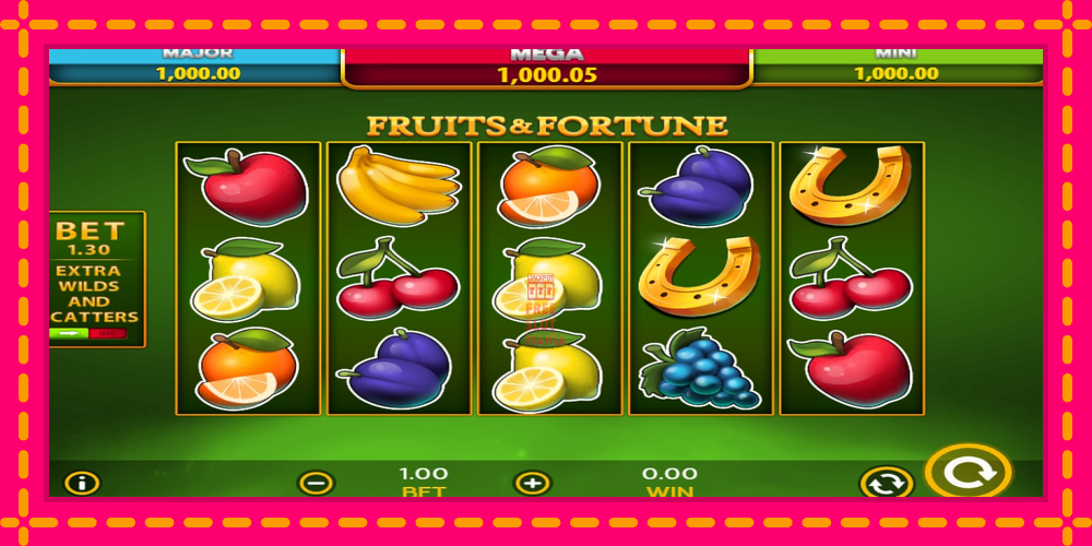 Automat Fruits & Fortune z jasną grafiką, zdjęcie 2