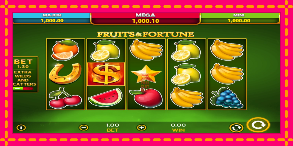 Automat Fruits & Fortune z jasną grafiką, zdjęcie 3