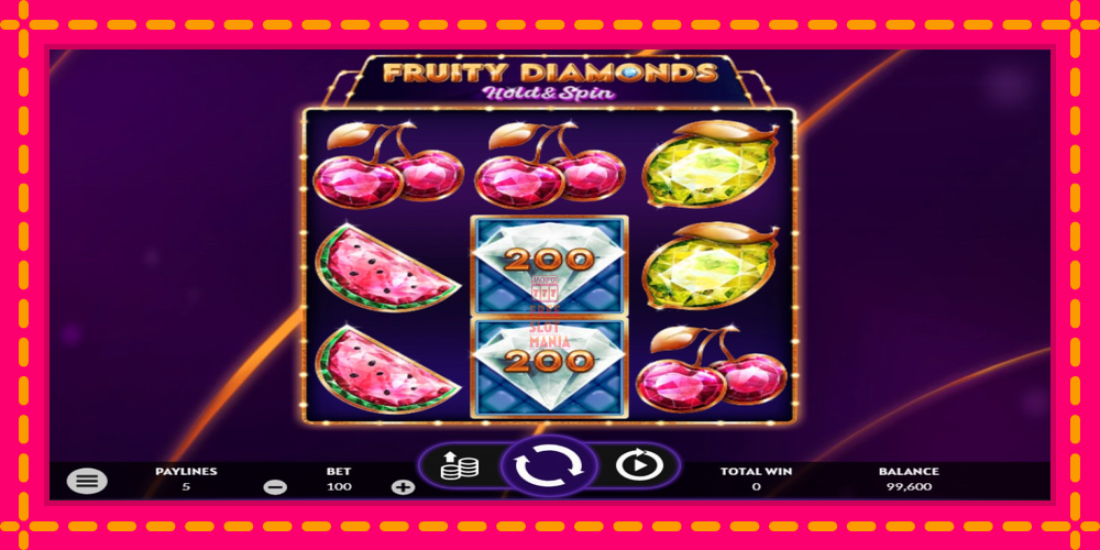 Automat Fruity Diamonds z jasną grafiką, zdjęcie 3