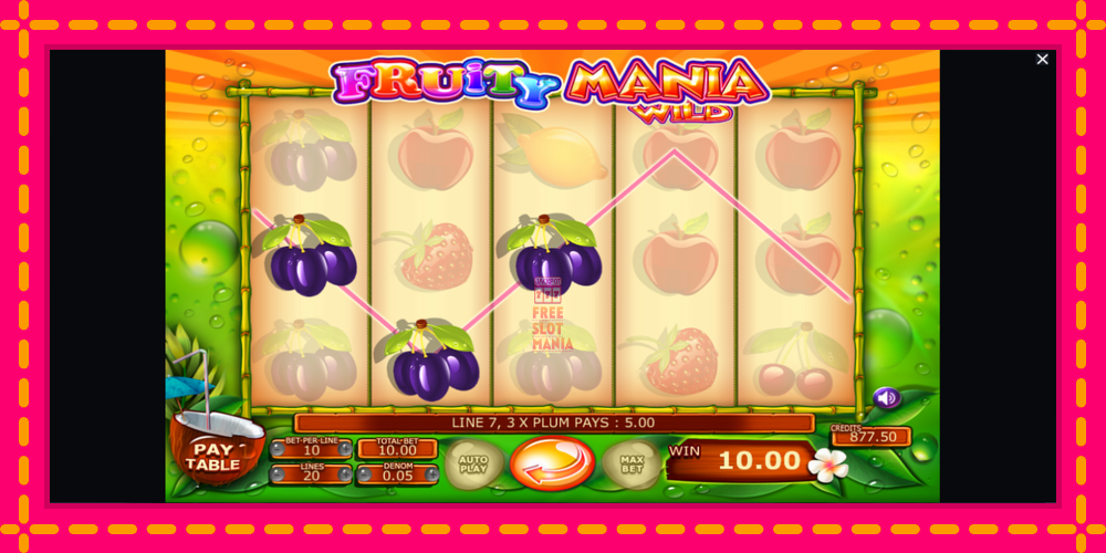 Automat Fruity Mania z jasną grafiką, zdjęcie 4