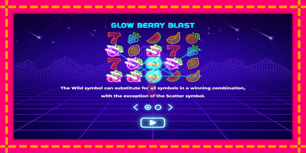 Automat Glow Berry Blast z jasną grafiką, zdjęcie 1