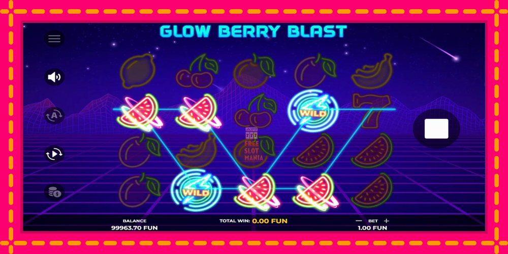 Automat Glow Berry Blast z jasną grafiką, zdjęcie 3