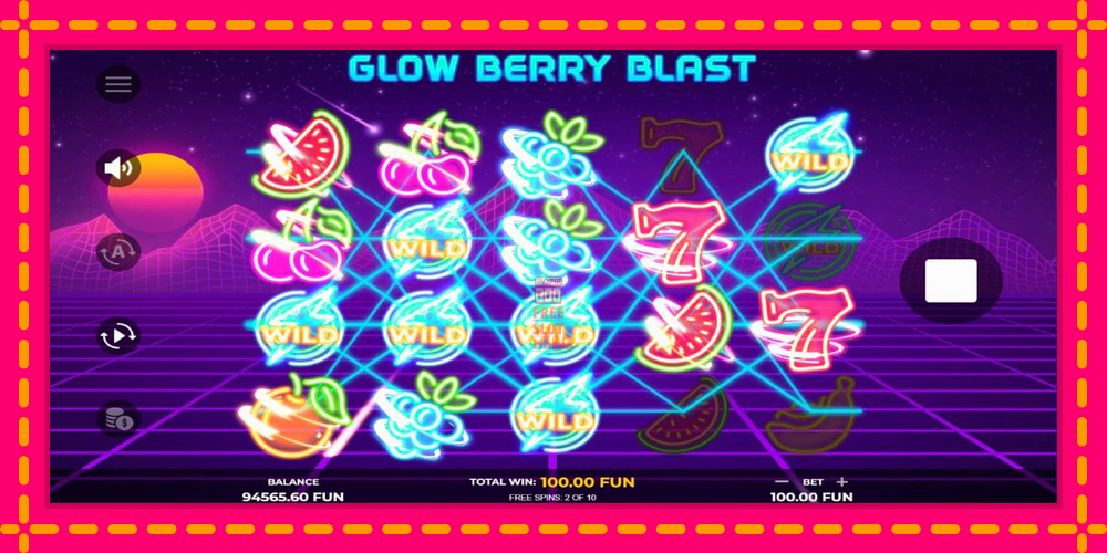 Automat Glow Berry Blast z jasną grafiką, zdjęcie 4