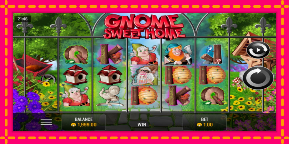 Automat Gnome Sweet Home z jasną grafiką, zdjęcie 1