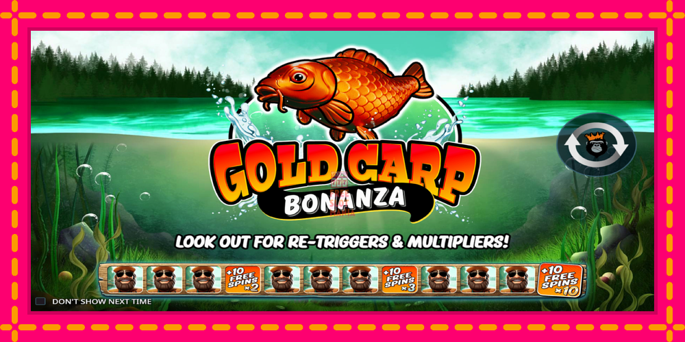 Automat Gold Carp Bonanza z jasną grafiką, zdjęcie 1