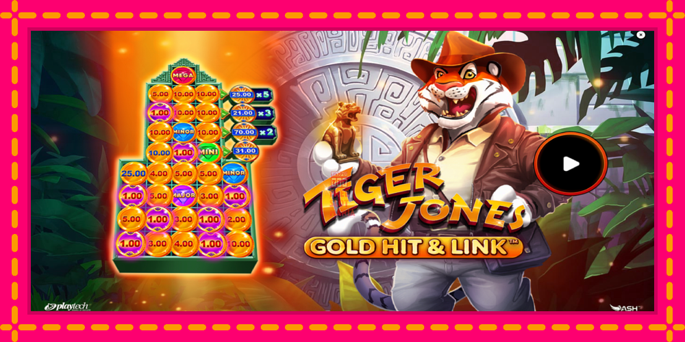 Automat Gold Hit & Link: Tiger Jones z jasną grafiką, zdjęcie 1