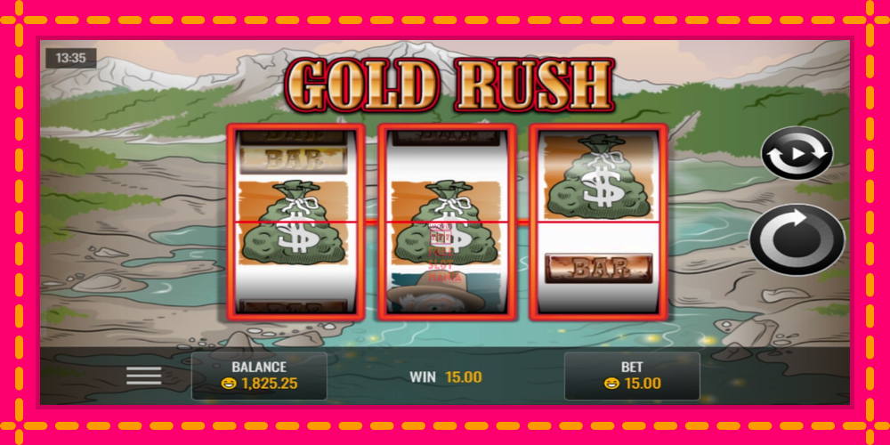 Automat Gold Rush z jasną grafiką, zdjęcie 2