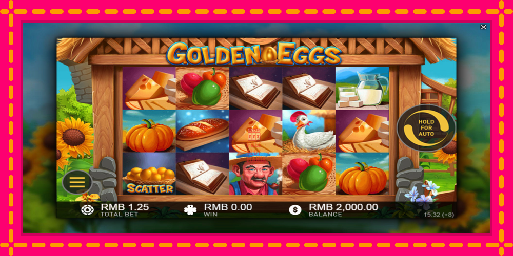 Automat Golden Eggs z jasną grafiką, zdjęcie 2