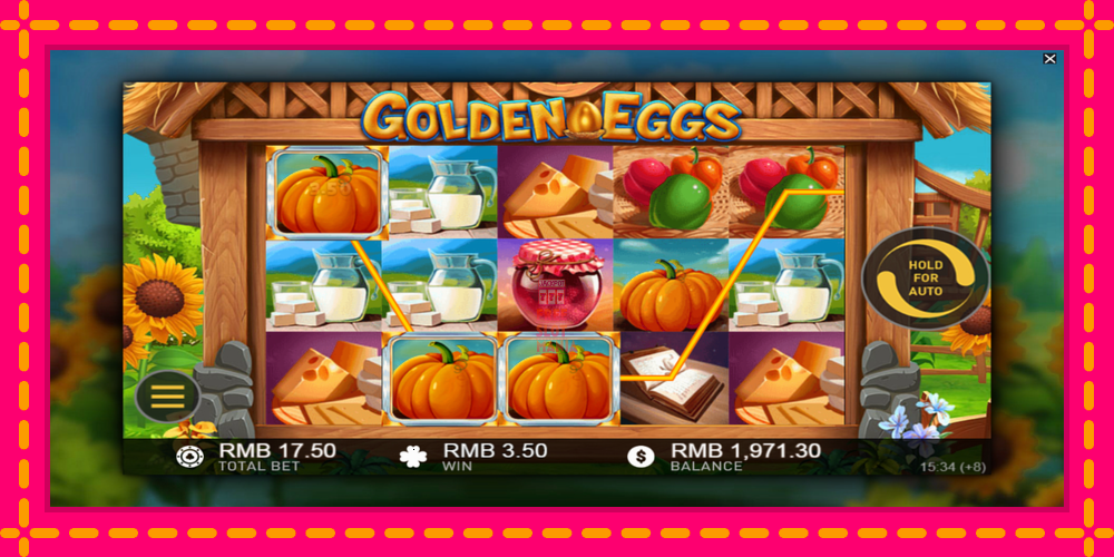 Automat Golden Eggs z jasną grafiką, zdjęcie 4