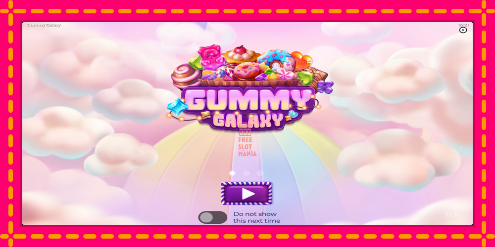 Automat Gummy Galaxy z jasną grafiką, zdjęcie 1