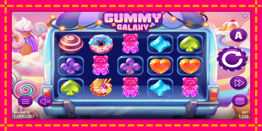 Automat Gummy Galaxy z jasną grafiką, zdjęcie 2