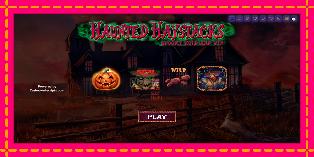 Automat Haunted Haystacks - Spooky Hold and Win z jasną grafiką, zdjęcie 1