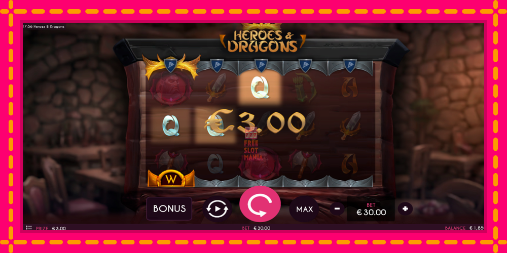 Automat Heroes & Dragons z jasną grafiką, zdjęcie 3