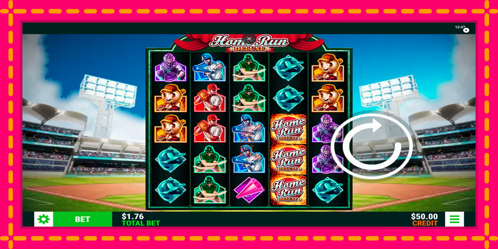 Automat Home Run Deluxe z jasną grafiką, zdjęcie 1